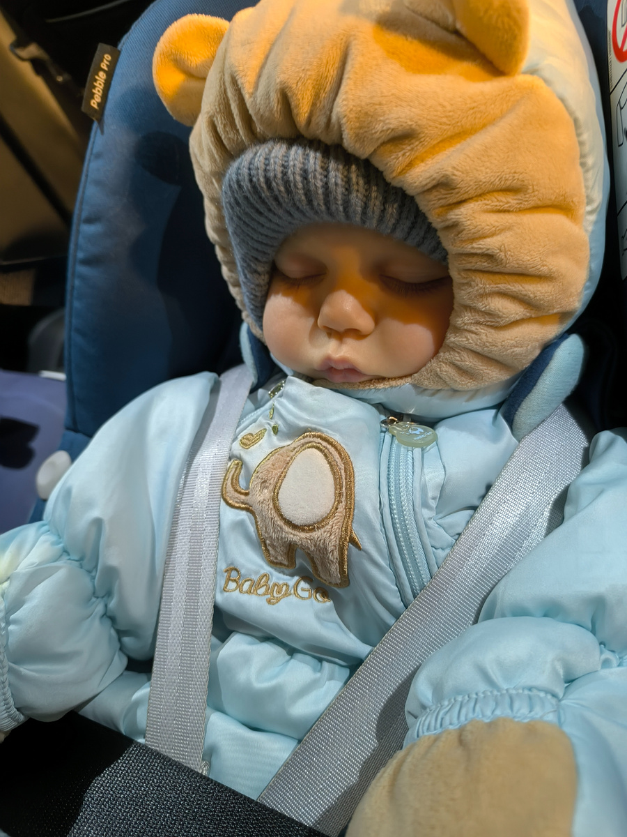 Первый дневной сон случился по дороге в школу.