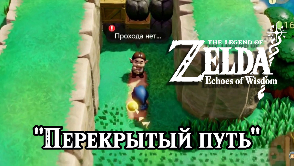 Дополнительное задание "Перекрытый путь" в игре The Legend of Zelda: Echoes of Wisdom