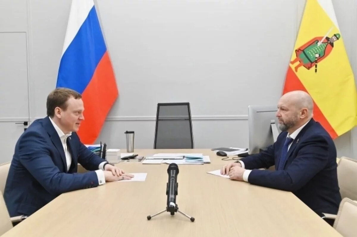    Павел Малков представил Сергея Аноприенко правительству Рязанской области