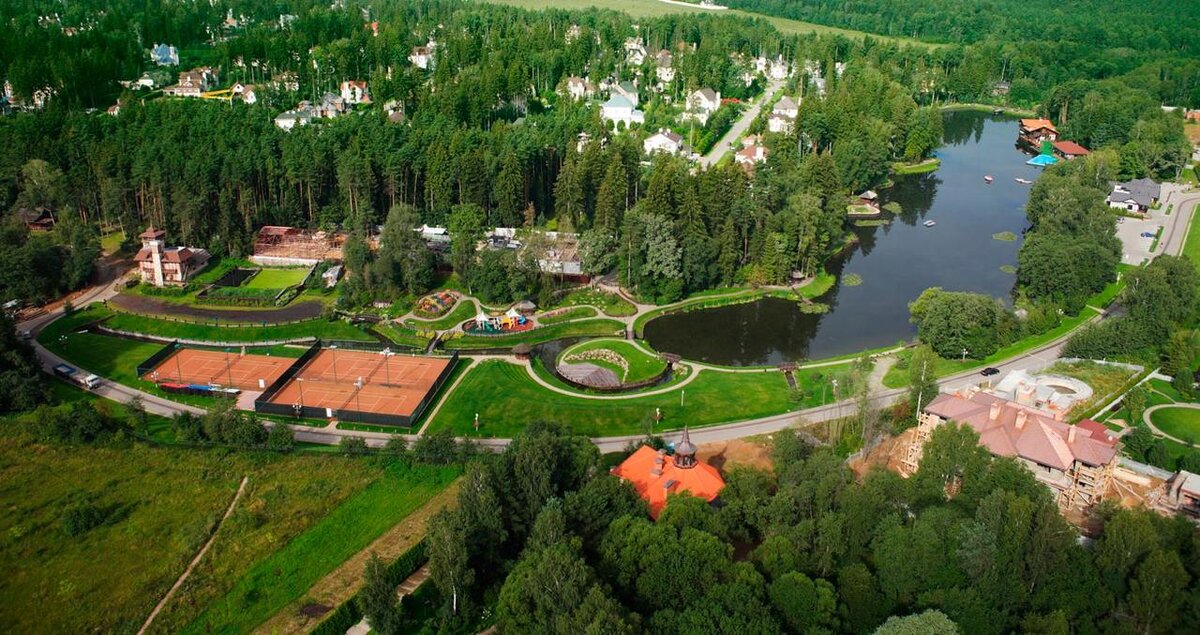 Вид на поселок Николино