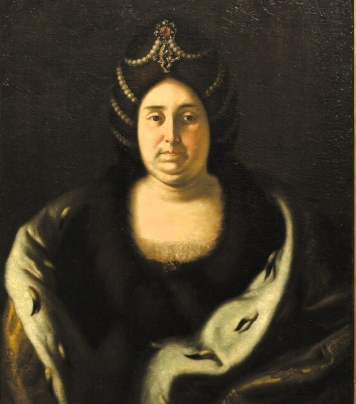 Царица Прасковья Федоровна в пожилом возрасте», худ. Иван Никитин, XVIII век