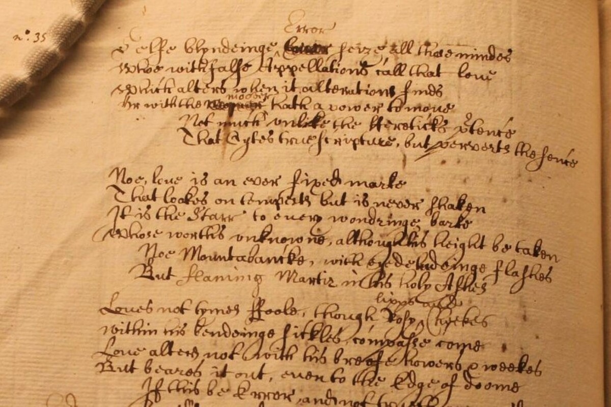    116-й сонет Шекспира