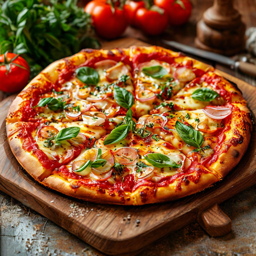 Вкусная домашняя пицца