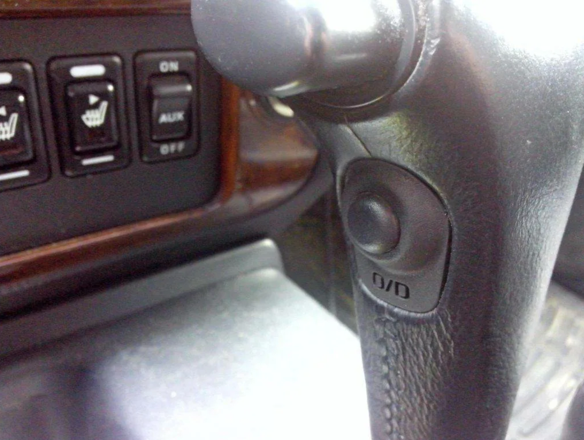 Кнопка переключения режима O/D