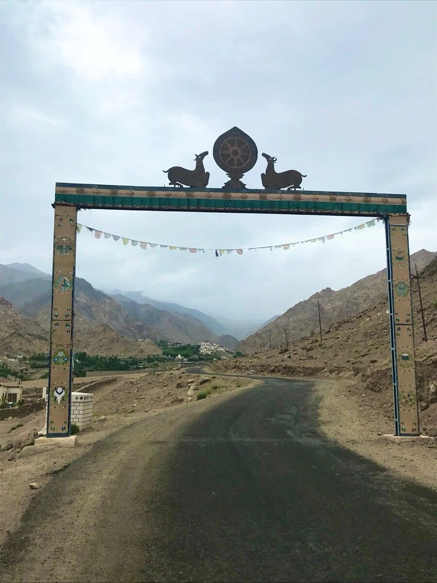 Красивая дорога к гомпе.