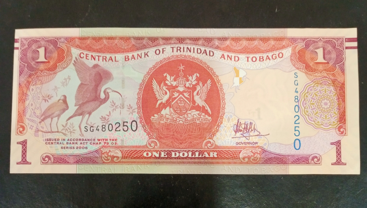 1 доллар Тринидад и Тобаго.