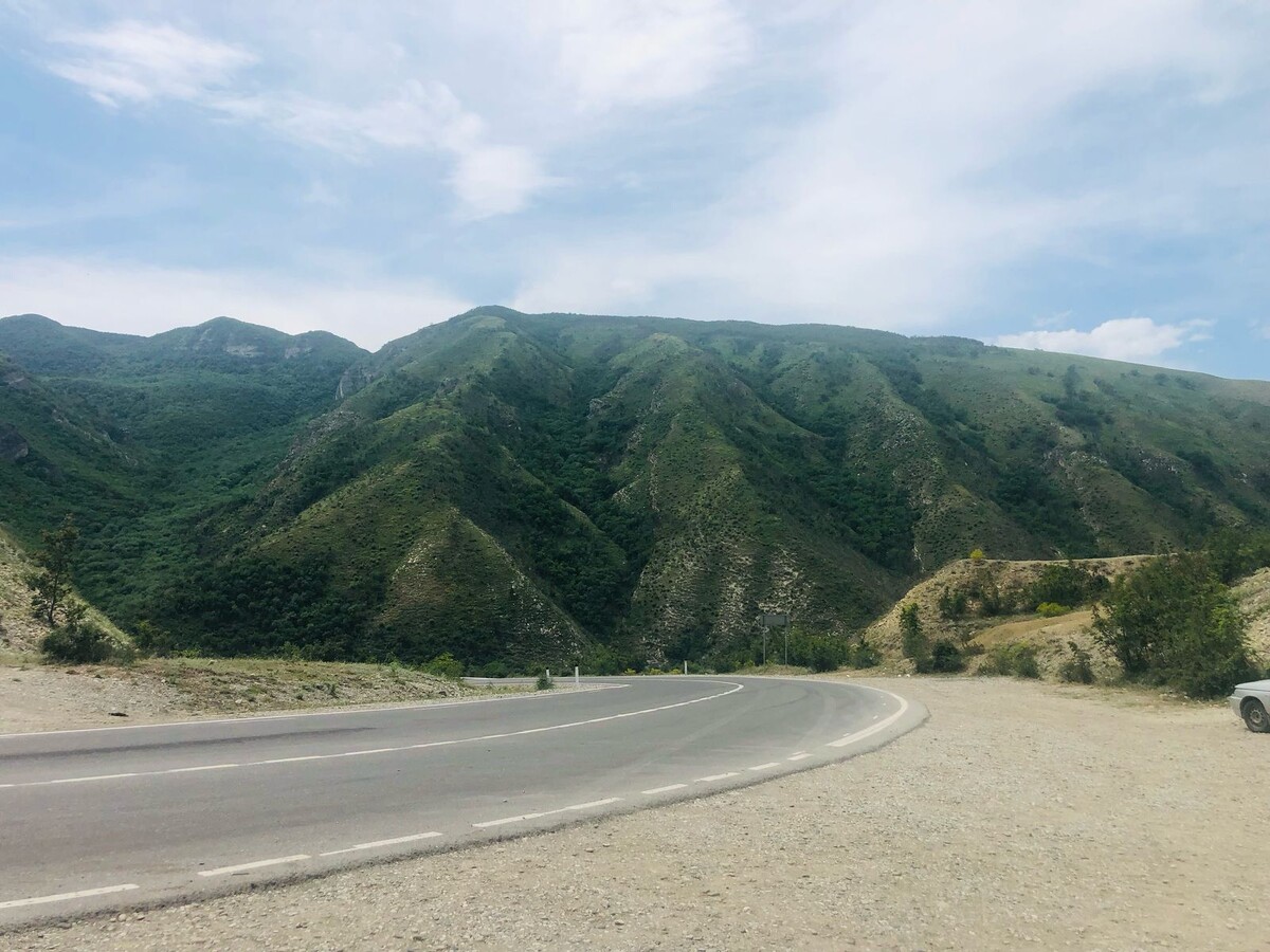 дорога из Махачкалы до Сулакского каньона 