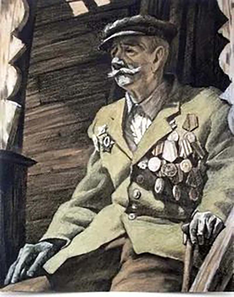 Остался только рисунок, что сделал сын дяди Саши