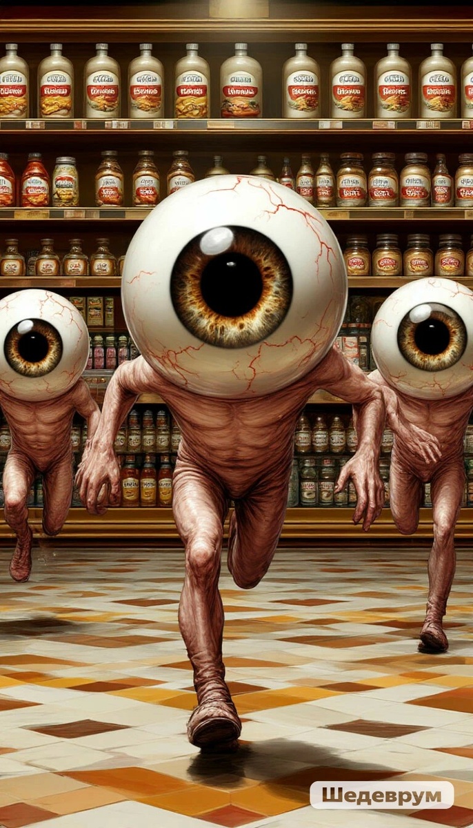 Глаза разбежались от огромного ассортимента в королевстве   