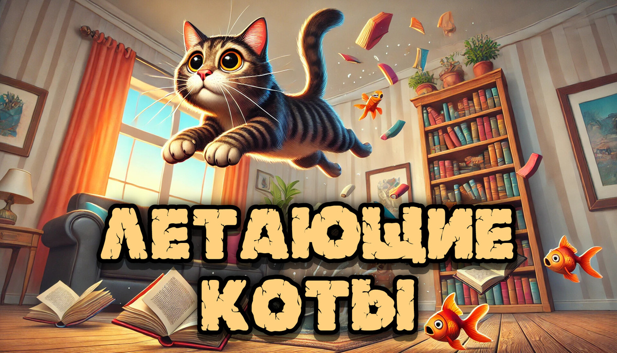 Австрийский Фотограф Снимает Летающих Котов