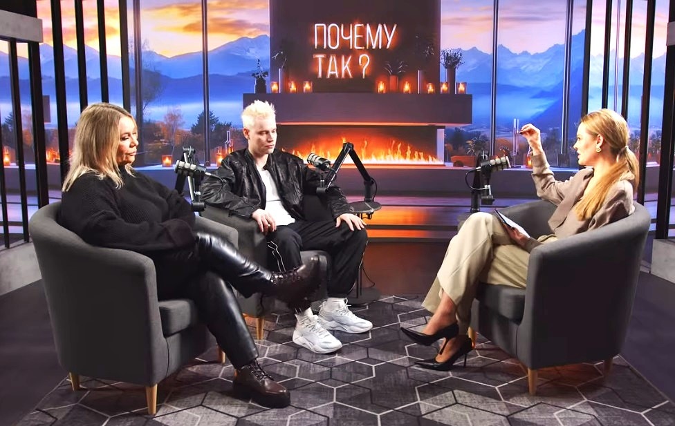 Ярослав Дронов и  Людмила Дронова в гостях у Юлии Лановой