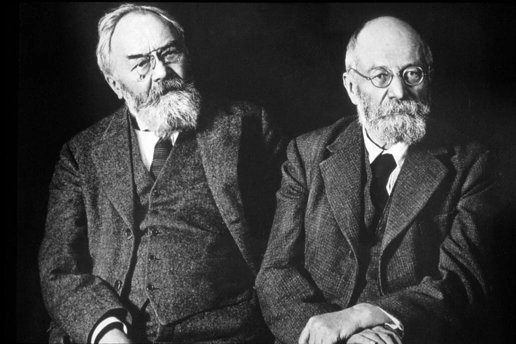 Андре и Эдуард Мишлен в более почтенном возрасте.