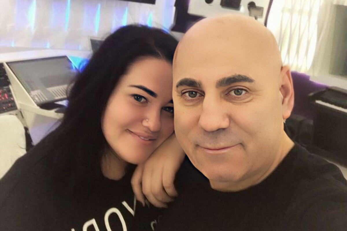    Иосиф Пригожин с дочерью Данаей соцсети