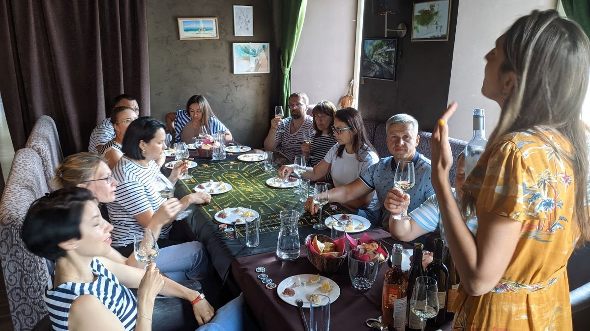 На дегустации сырное казино