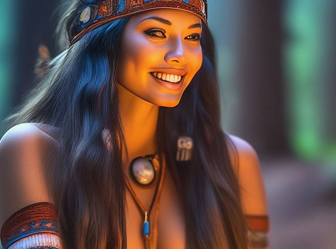  Индейская девушка