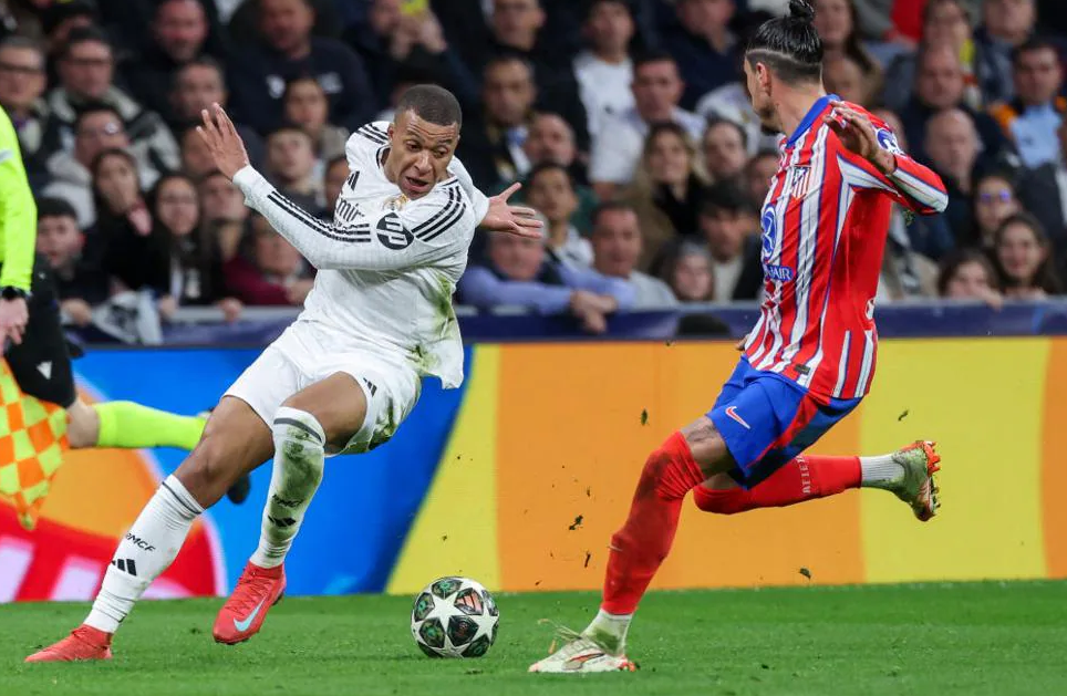 Килиан Мбаппе не смог забить "Атлетико", но это не помешало "Реалу" победить. Фото: УЕФА
