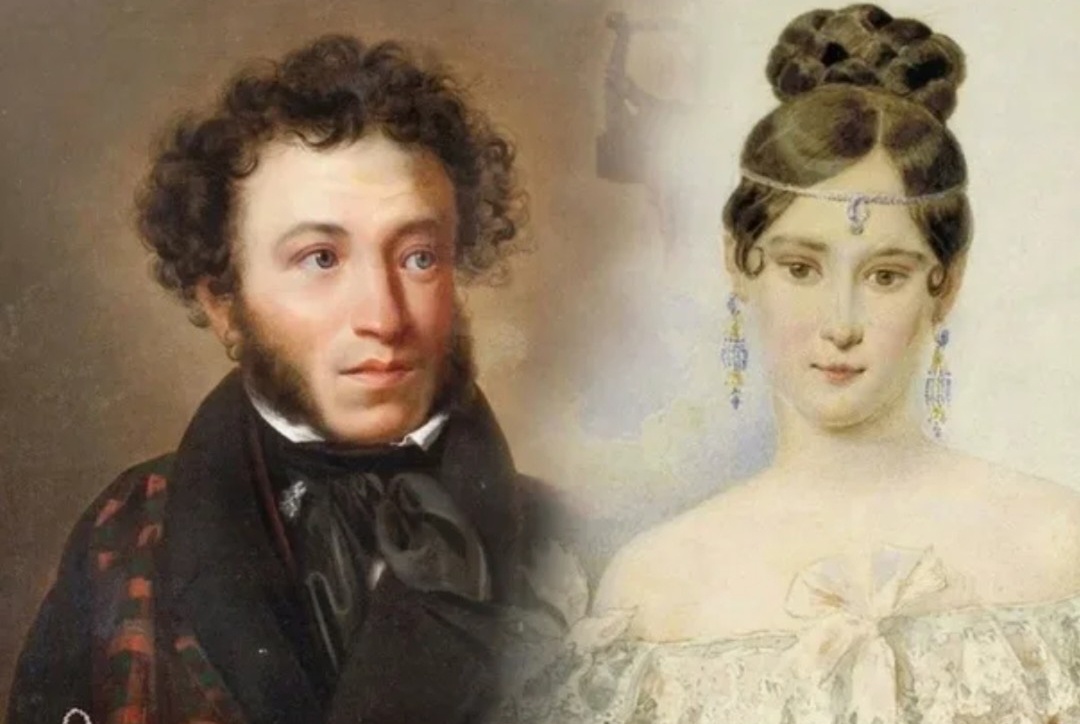 Пушкин и Натали(картинка из интернета)