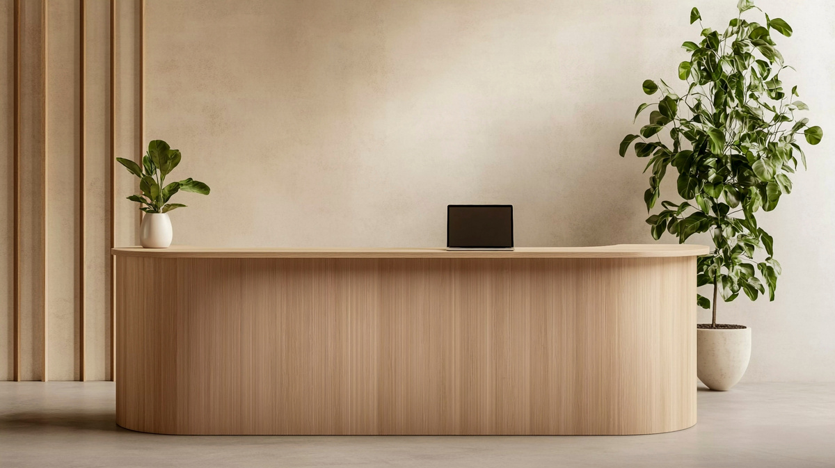 Сборка офисной стойки ресепшен