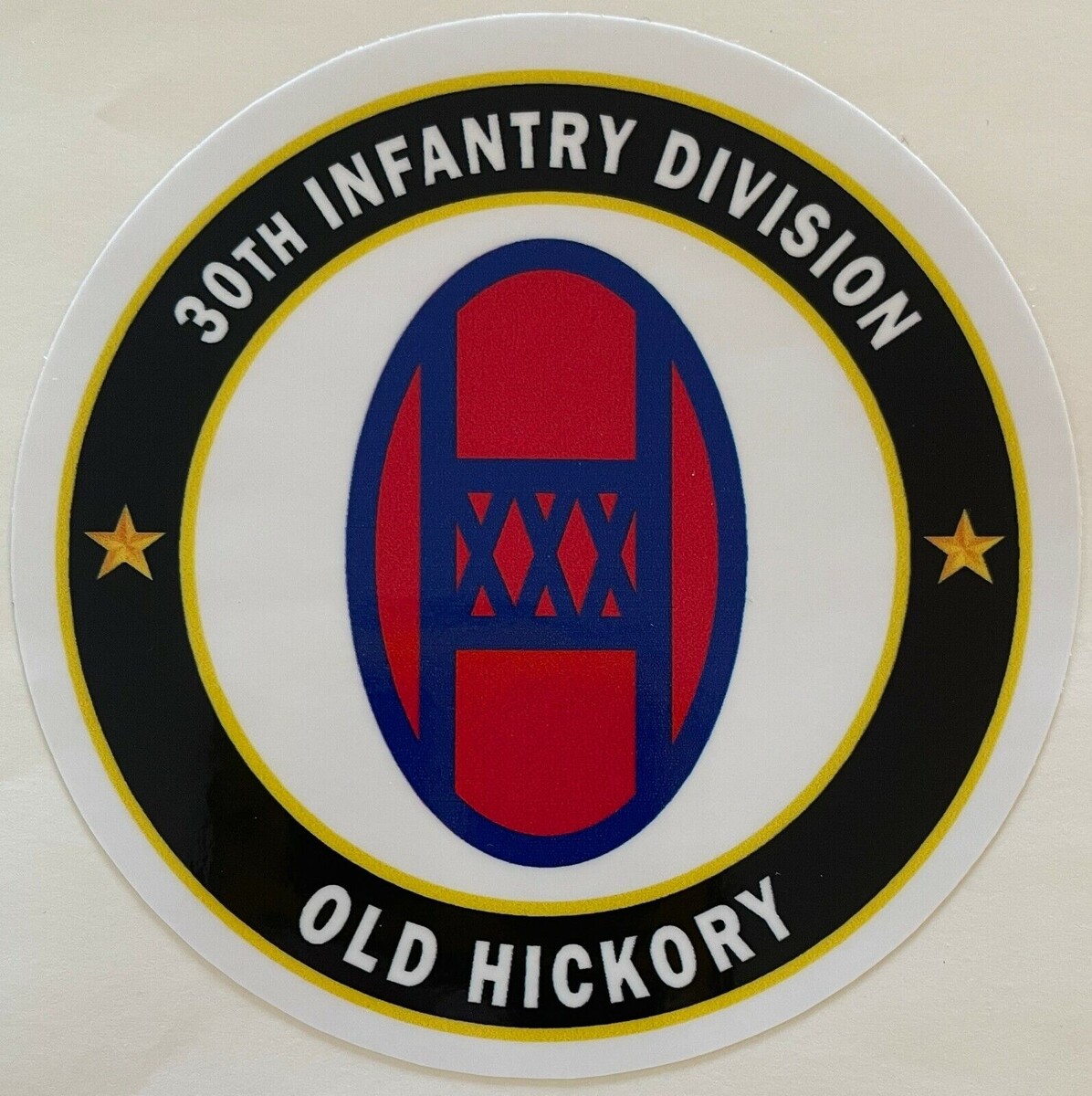 Нашивка 30-й пехотной дивизии Old Hickory