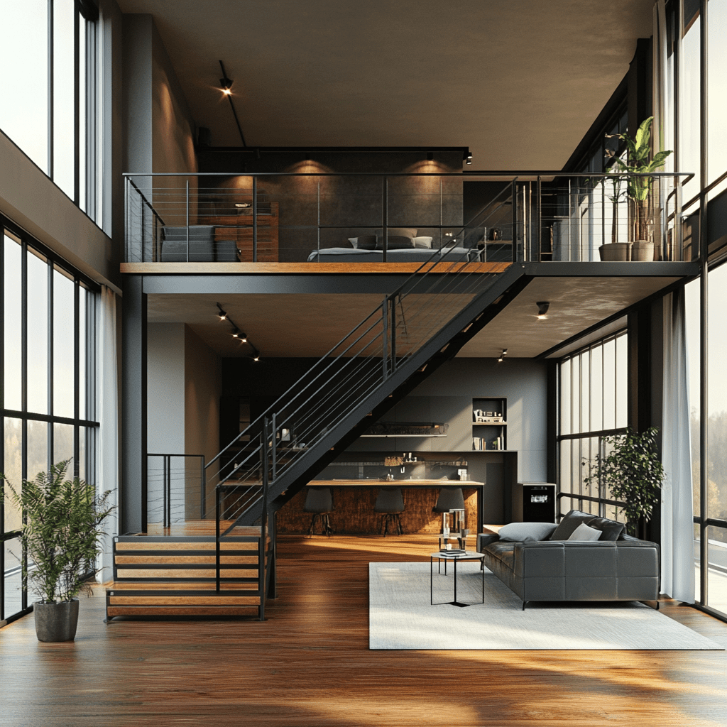    Качественные антресольные этажи в стиле лофт от ZMK-Zenit: уникальный дизайн и надежный монтаж в Уфе и окрестностях! ZMK-ZENIT