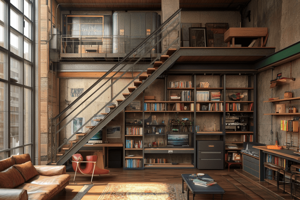    Лестницы на металлическом каркасе с дубовыми ступенями: идеальный выбор для вашего дома от ZMK-Zenit в Уфе ZMK-ZENIT