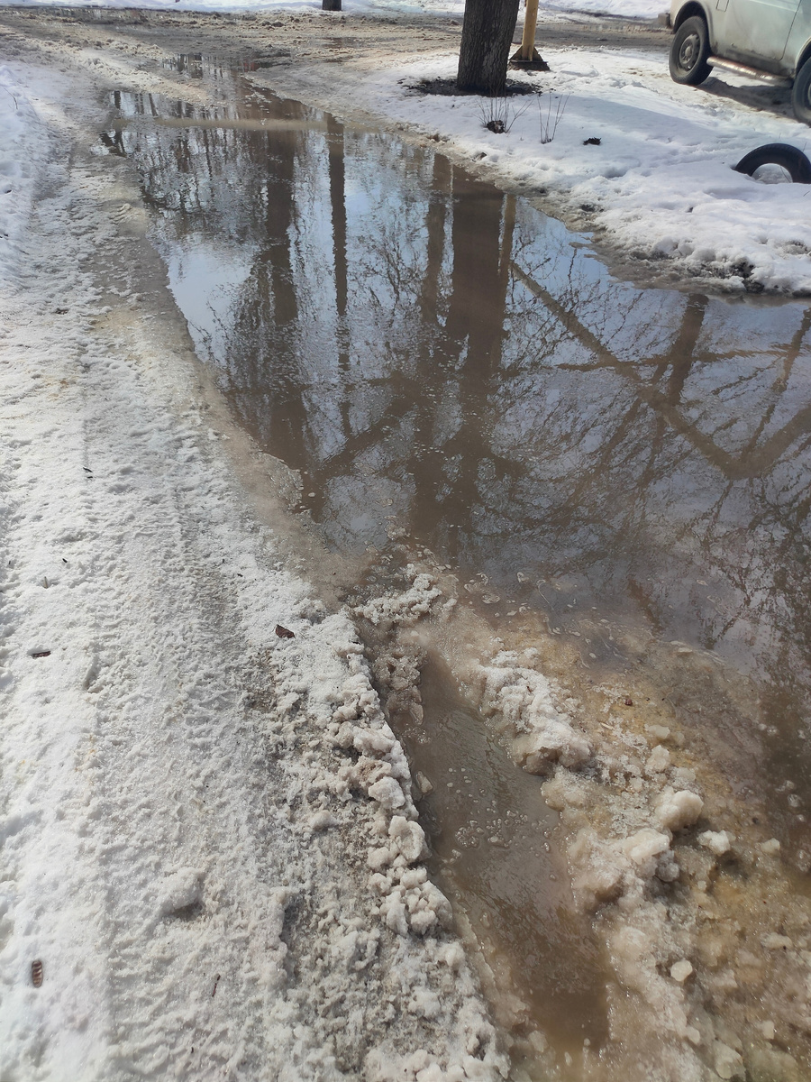 Вот такие у нас сегодня дороги