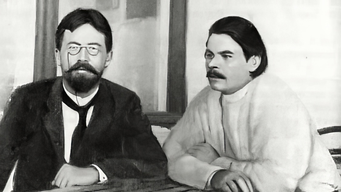 Горький и Чехов, 1900 год