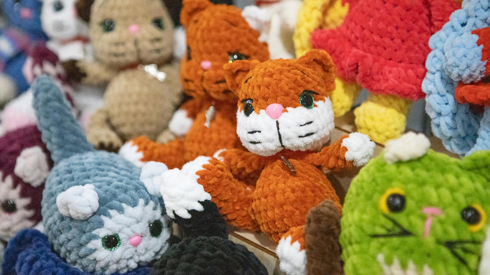 Благотворительные игрушки.📷Фото: Ксения Федорова / Коммерсантъ