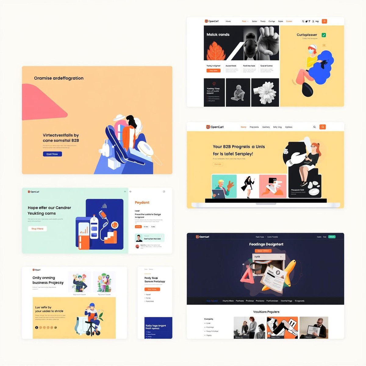    Шаблоны Opencart для B2B бизнеса на любой вкус