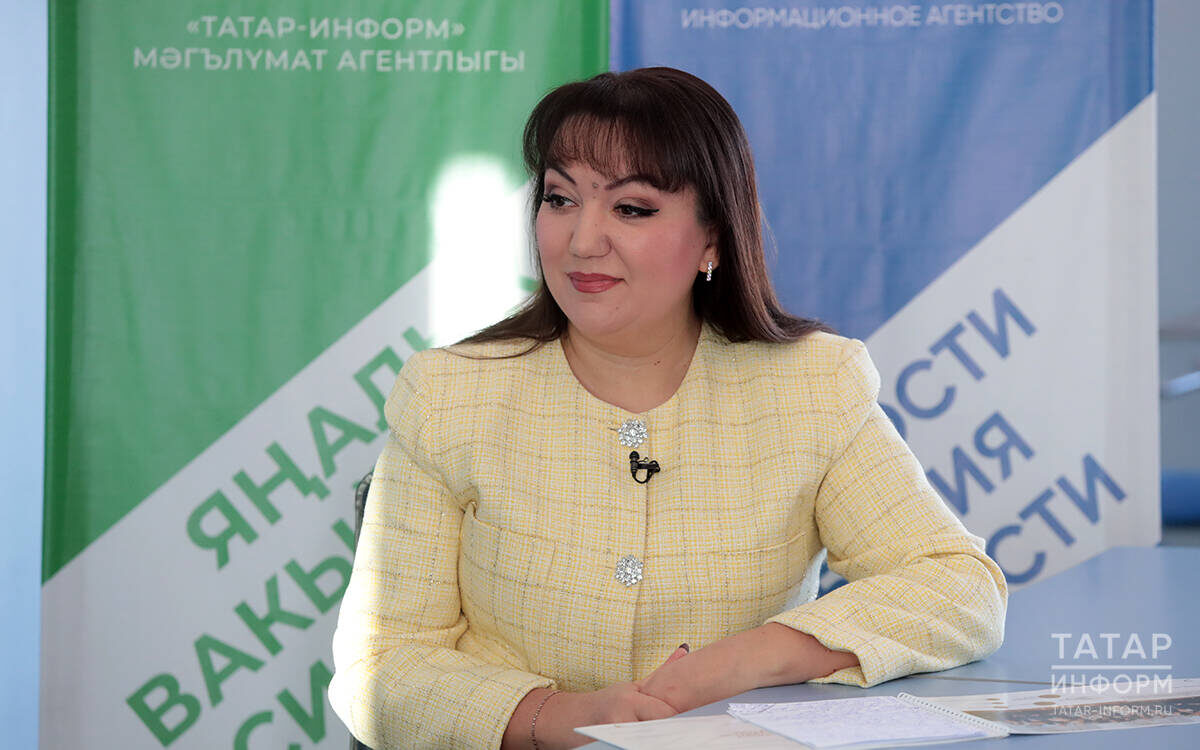 Эльмира Галимова: «Моя задача, как нового руководителя, сохранить традиции татарстанской энциклопедистики и продолжить курс развития Мансура Хасановича Хасанова». Фото: © Рамиль Гали / «Татар-информ»