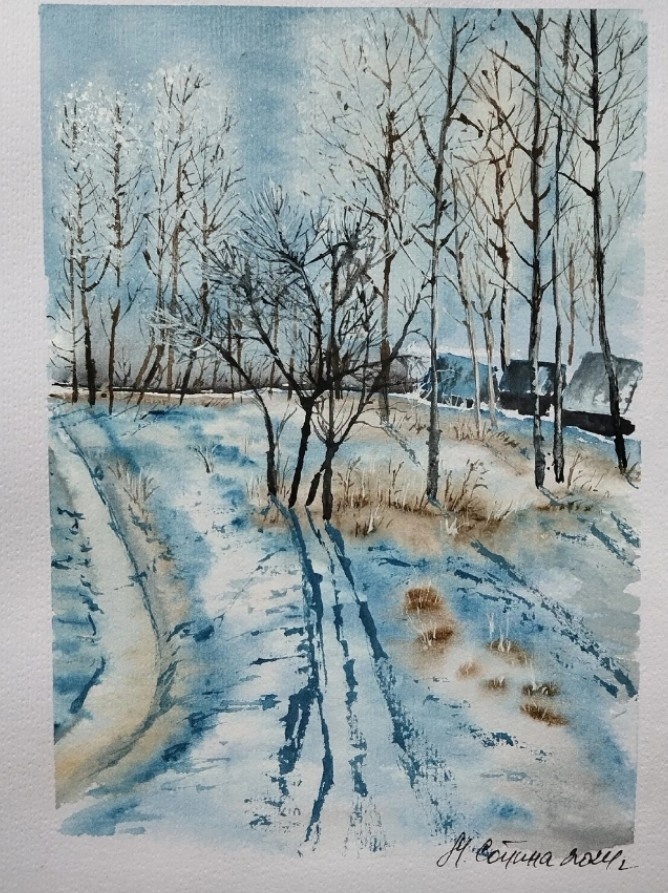 Картина художницы Марины Сатиной 