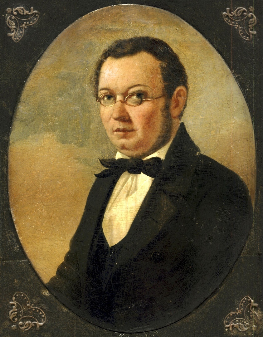 Портрет П.П. Ершова. Худ. Н.Г. Маджи. 1850-е гг. ГБУТО Государственный архив в г. Тобольске. СИФ. № 8631.