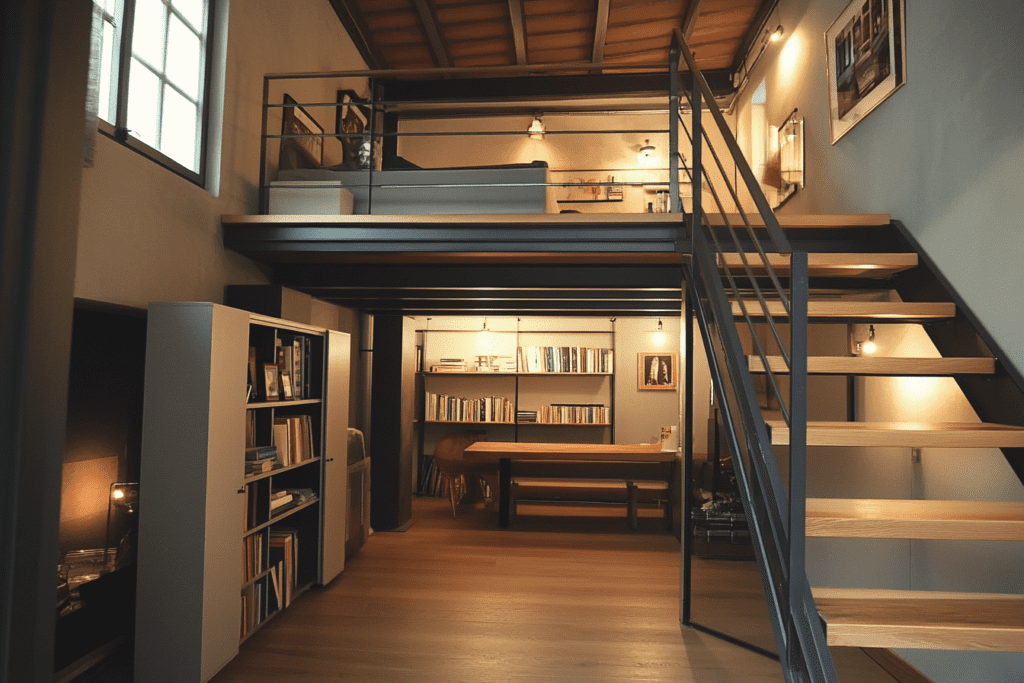    Лестницы на металлокаркасе с дубовыми ступенями в Уфе: гармония прочности и эстетики для вашего интерьера ZMK-ZENIT