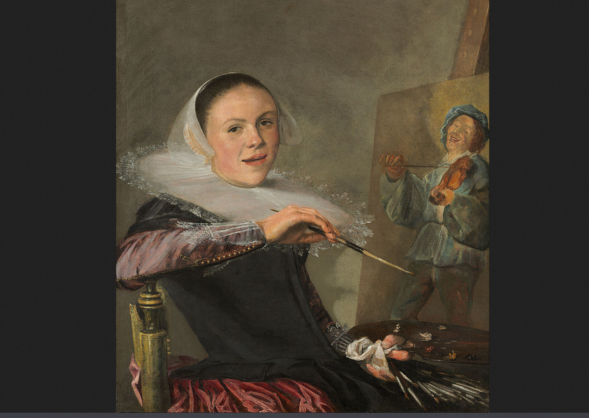 Юдит Лейстер. "Автопортрет", 1633