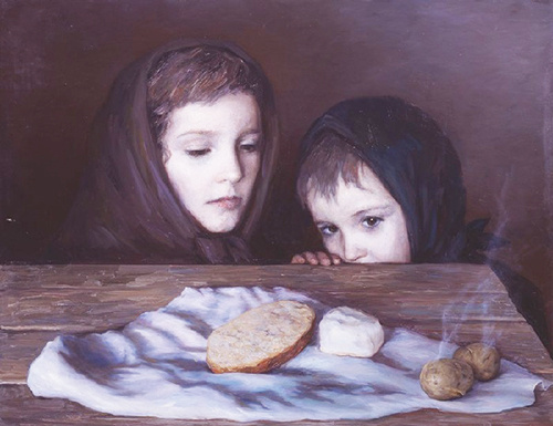 Художники Мирошник и Наталья Кургузова-Мирошник. Хлеб.