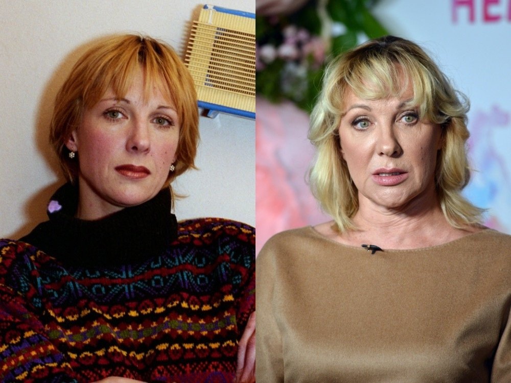    Елена Яковлева в 1997 году (слева) и в 2018 году (справа)