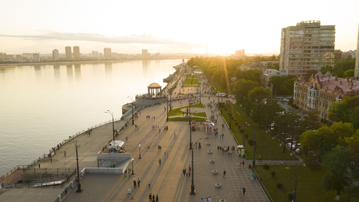 Вид на набережную Амура. Источник: яндекс.картинки