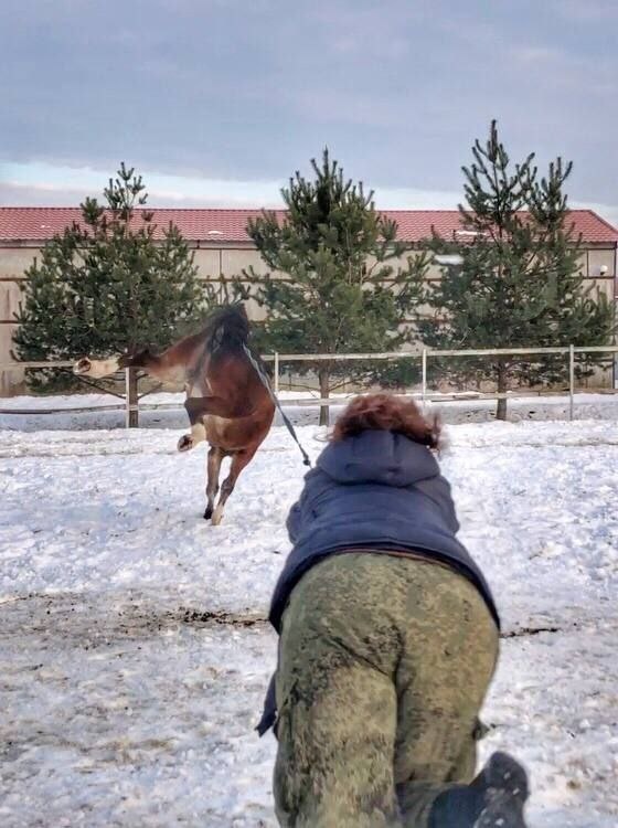 Я учу своего человека летать