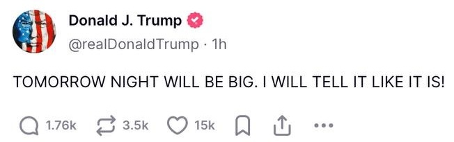    "Будет очень круто, грандиозно",- обещал Трамп. Получилось скучно.