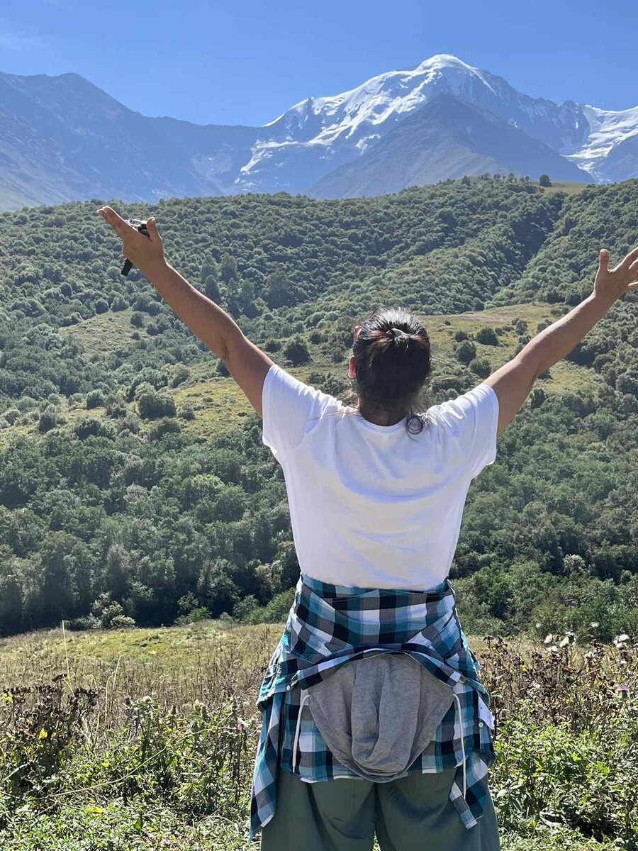 Северная Осетия, Казбек, сентябрь, 2024.