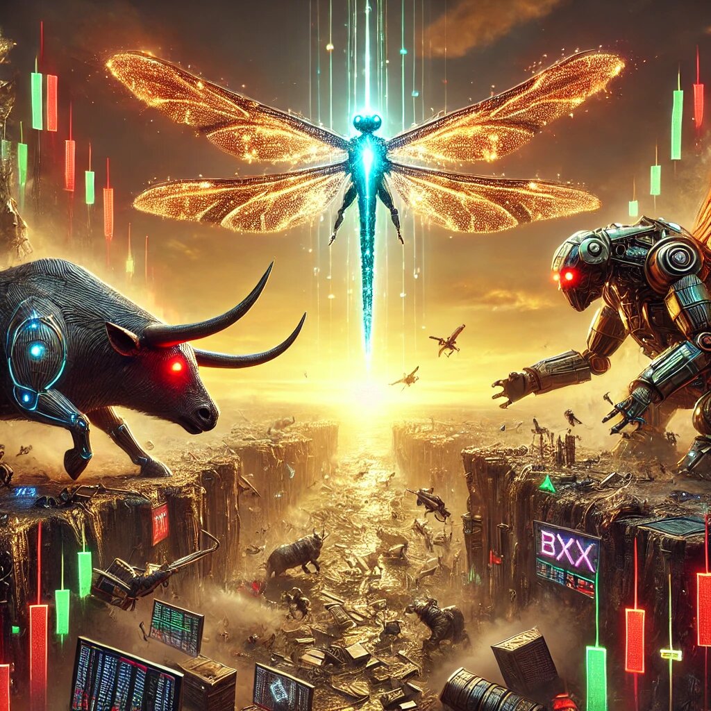 Только поиск важных точек на рынке, может понять логику роботов