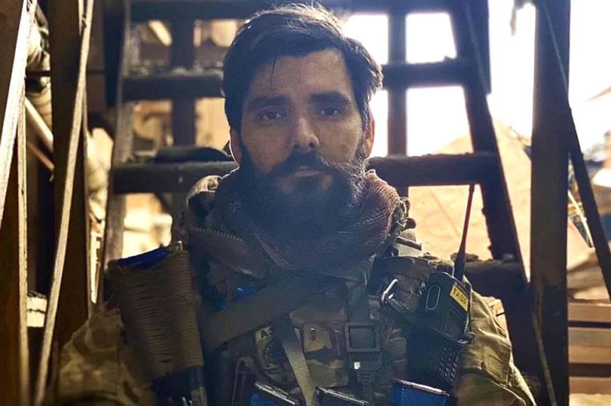    Бывший начальник штаба нацистского батальона «Азов»* Богдан Кротевич.