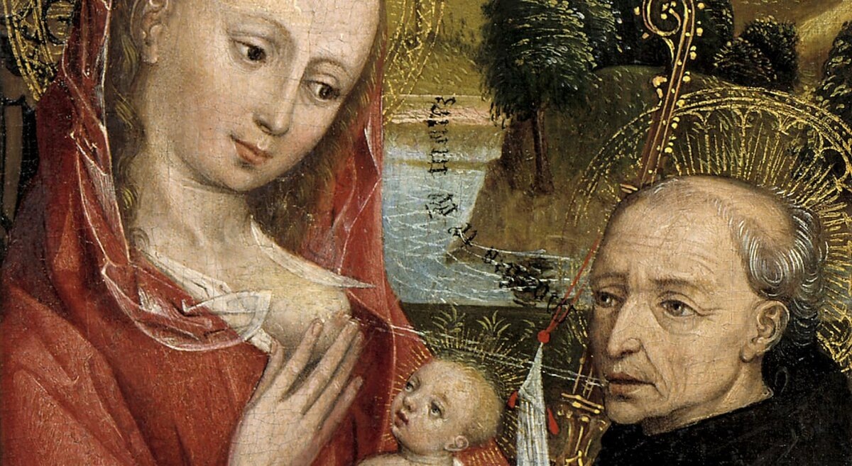 Кормление молоком Святого Бернарда Клервосского