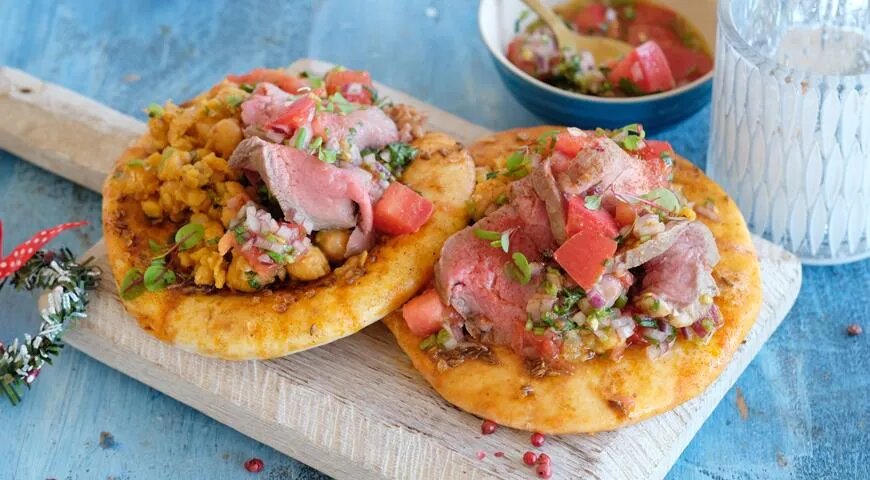   Сэндвич с ростбифом и нутом