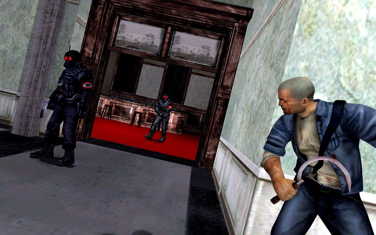 Скриншот из игры MANHUNT 2003г