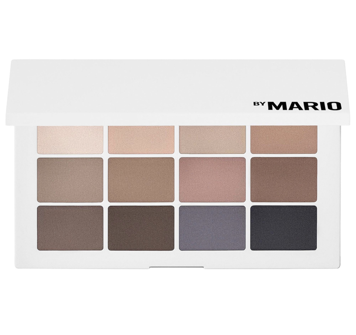 Палитра теней для век с нейтральными оттенками, 12 кремовых цветов с матовым финишем