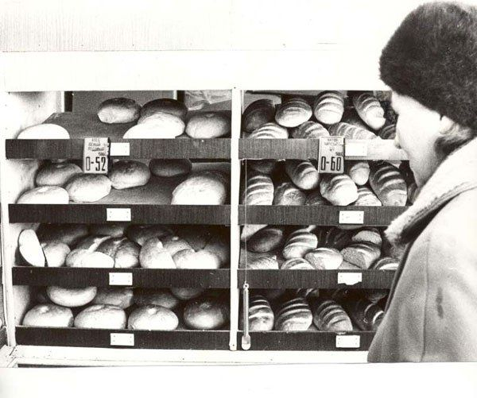 Прилавок с хлебом