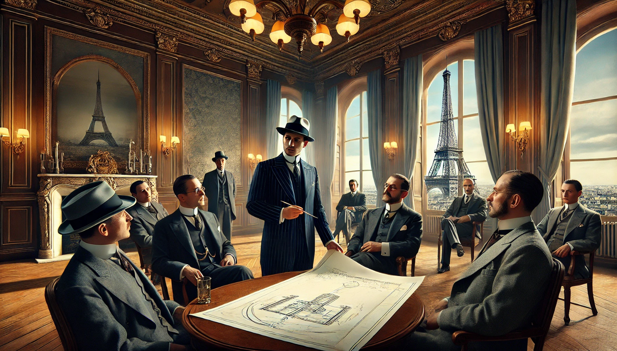 Виктор Люстиг продает Эйфелеву башню.