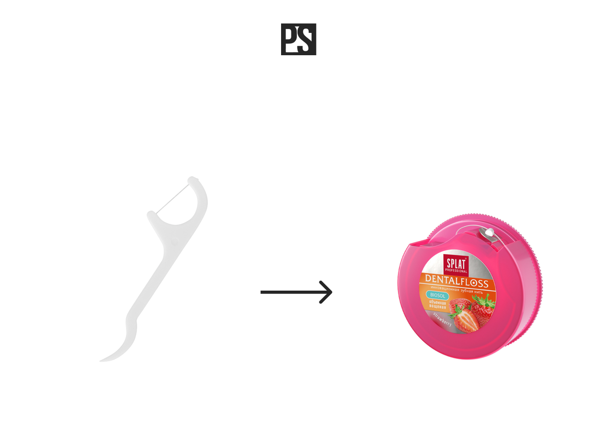 Используйте широкую зубную нить, обволакивающую зуб