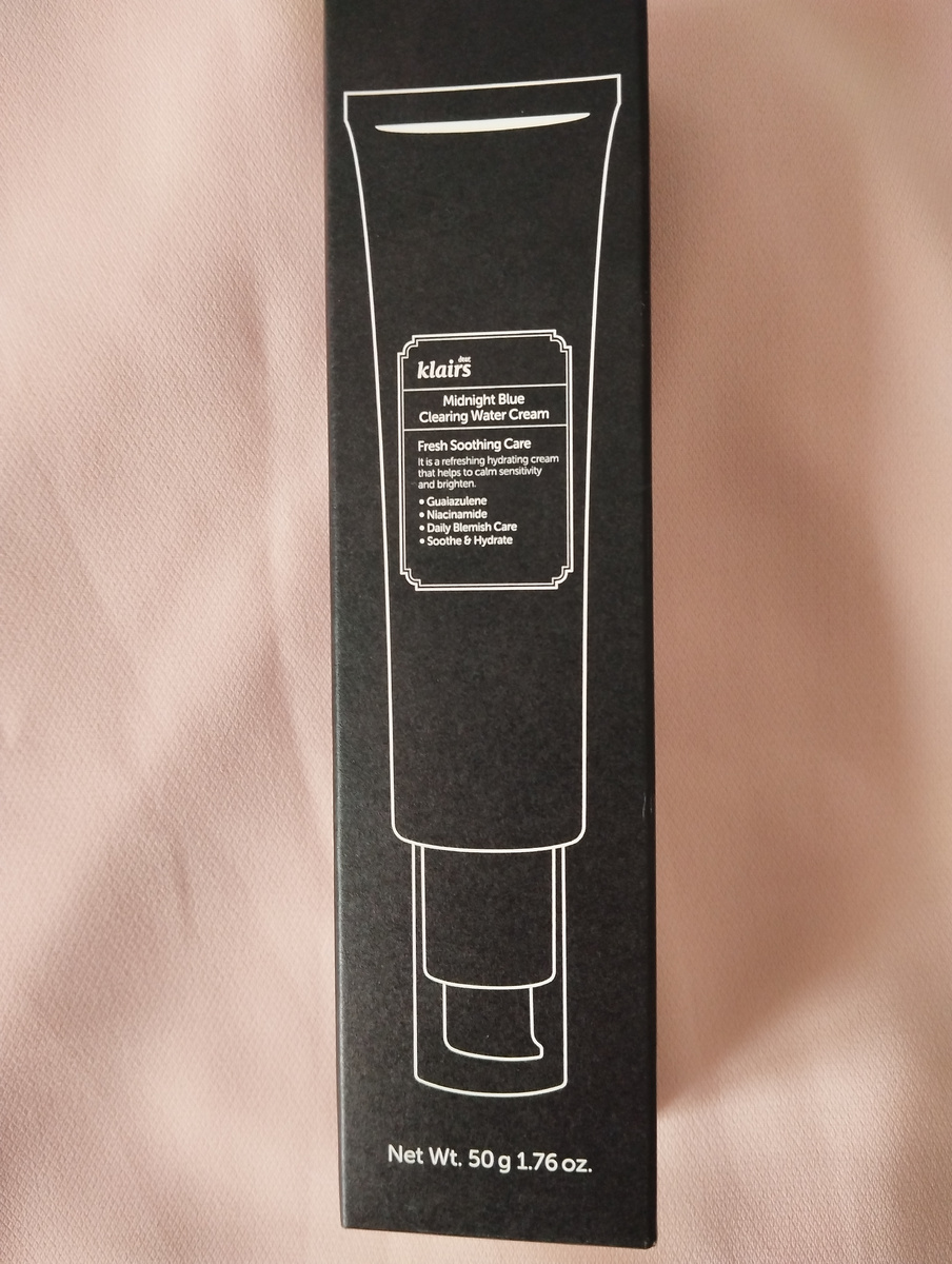 Гель-крем для лица Dear Klairs Midnight Blue Clearing Water Cream. 